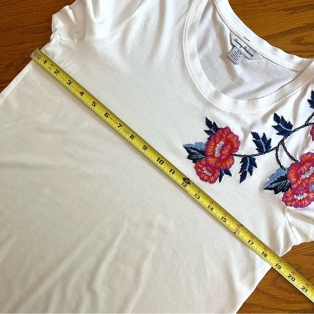 Tommy Bahama Embroidered Short Sleeve Tee M - Picture 5 of 9